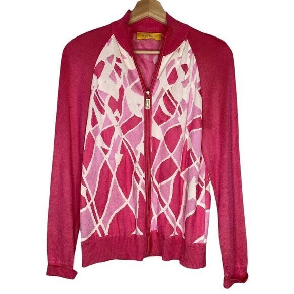St. John full zip Santana knit‎ cardigan sweater. Size: 2 - Picture 1 of 10